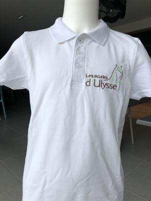 Polos coton à manches courtes